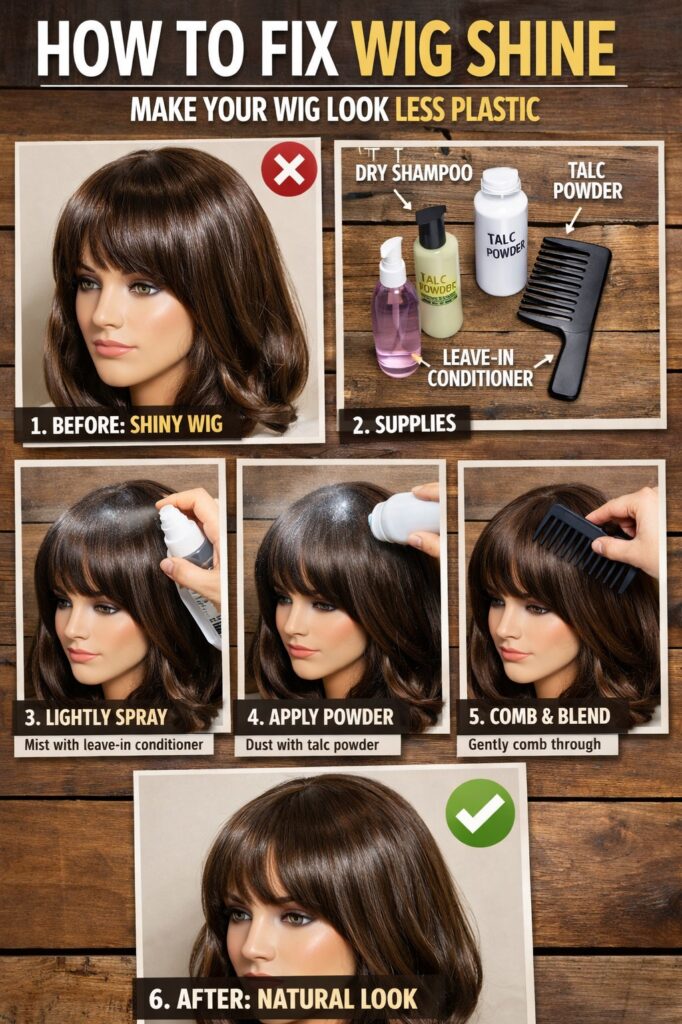  How to Fix Wig Shine and Make It Look Less Plastic