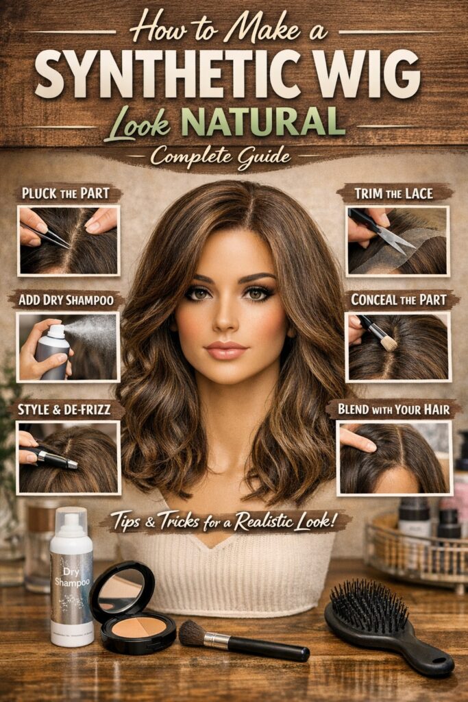 How to Make a Synthetic Wig Look Natural Complete Guide