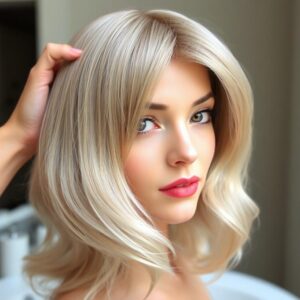 Wash a human hair wig